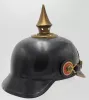 Bavarian "BING" Black Laquered Metal Ersatz Pickelhaube Visuel 4